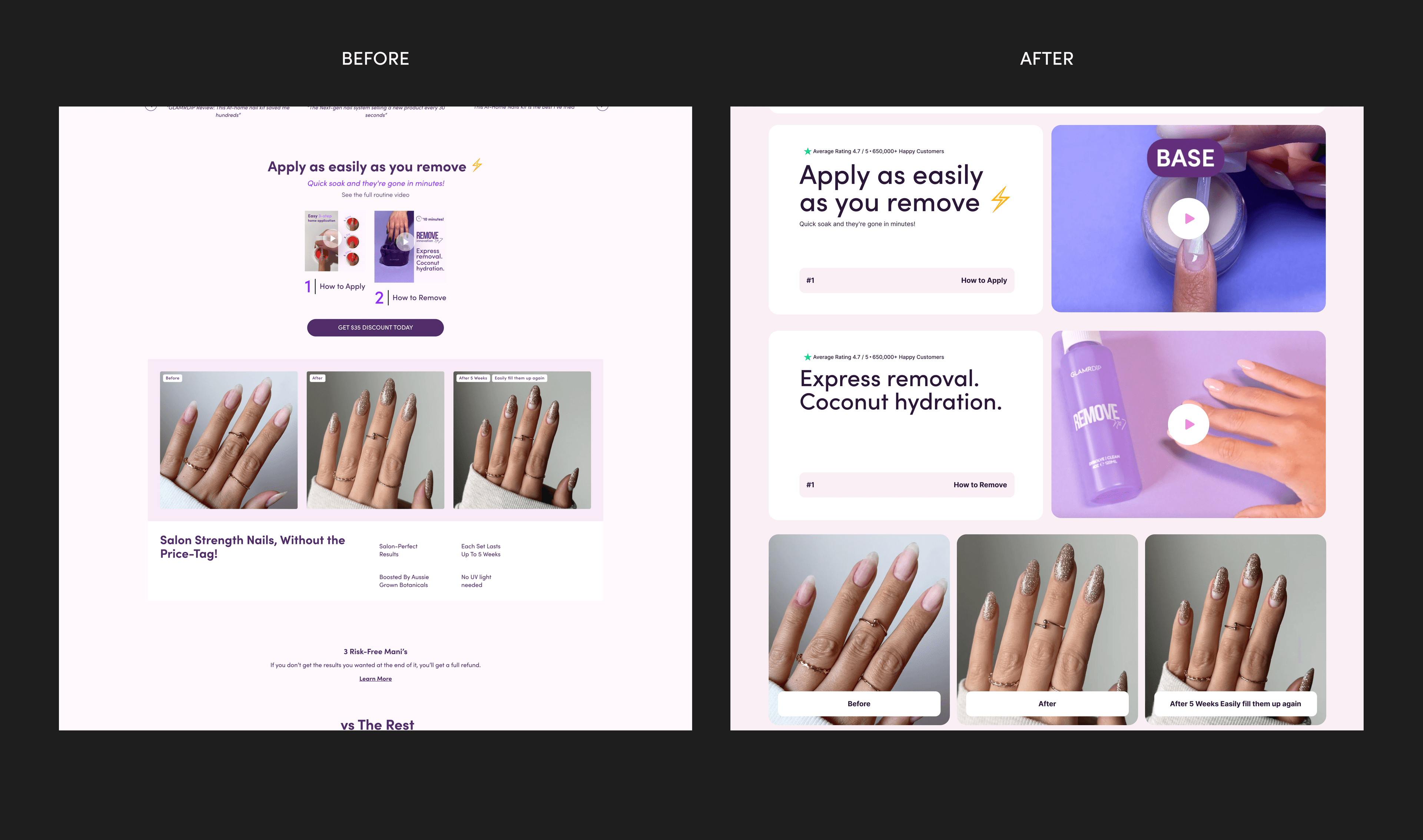 Glamrdip shopify showcase - 3